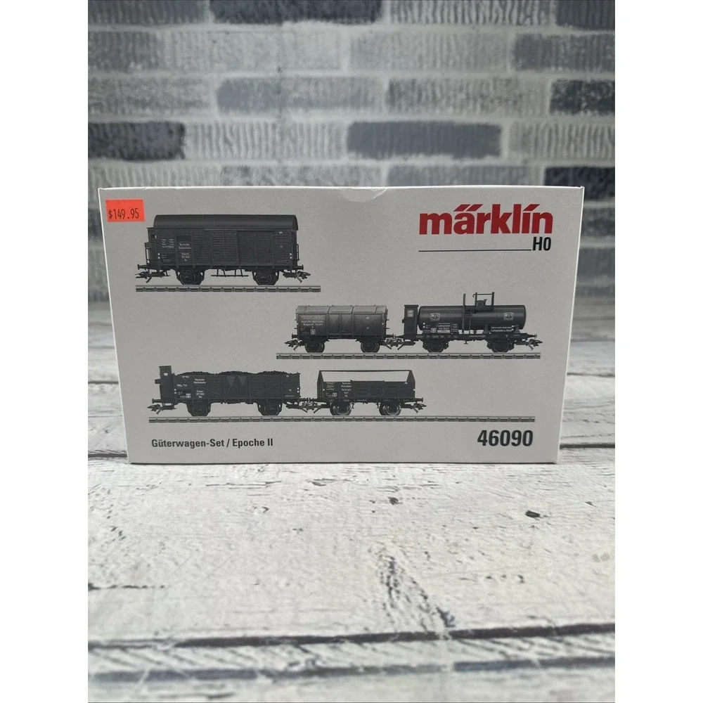 Märklin 46090 HO DRG FREIGHT CAR SET 5 PIECE ERA II NEW IN BOX